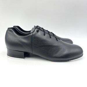 Bloch Mens S0388M Tap Flex Black‎ Leather Split Sole Oxford Tap Dance Shoes 9.5M